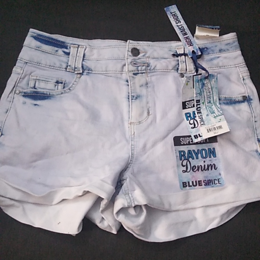 Blue Spice Size11 Super High Waist Shorts